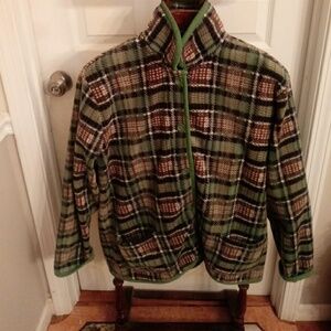 LIGHT FLANNEL PLAID JACKET